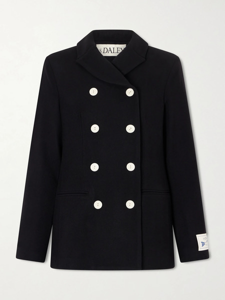  S.s. Daley   Marianne Double Breasted Wool Blend Jacket   Black 