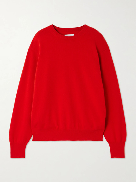  Ssstein   Brushed Cashmere Sweater   Red 