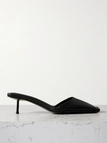  St. Agni   Leather Mules   Black 