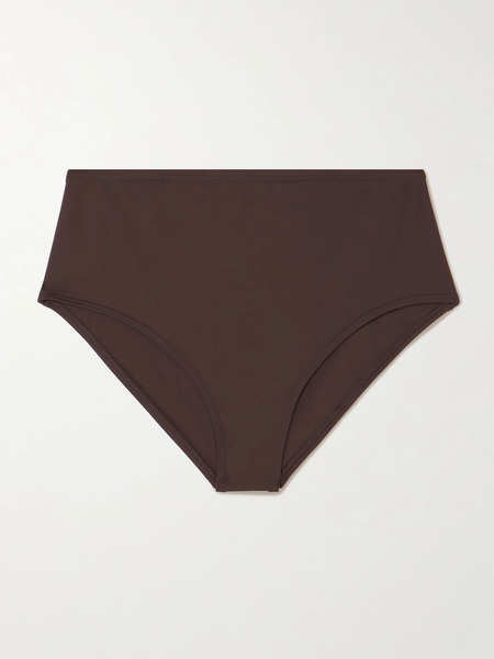  Staud   Devon Bikini Briefs   Dark Brown 
