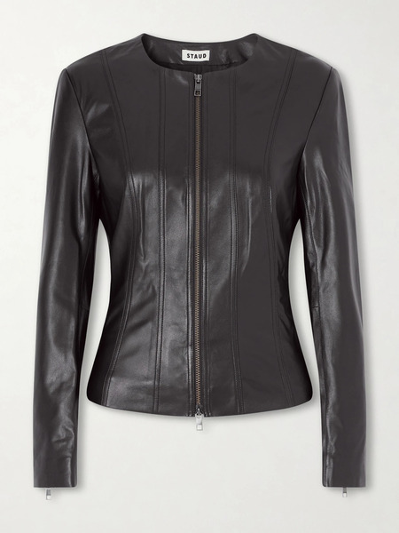  Staud   Leather Jacket   Black 