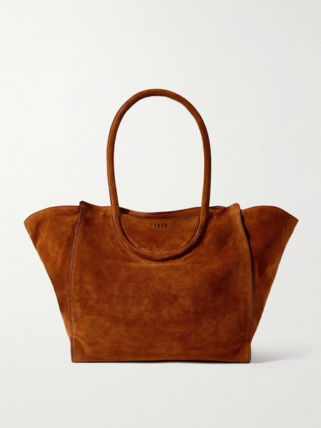  Staud   Maude Suede Tote   Tan 