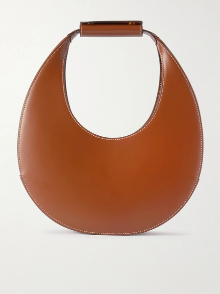  Staud   Moon Leather Tote   Tan 