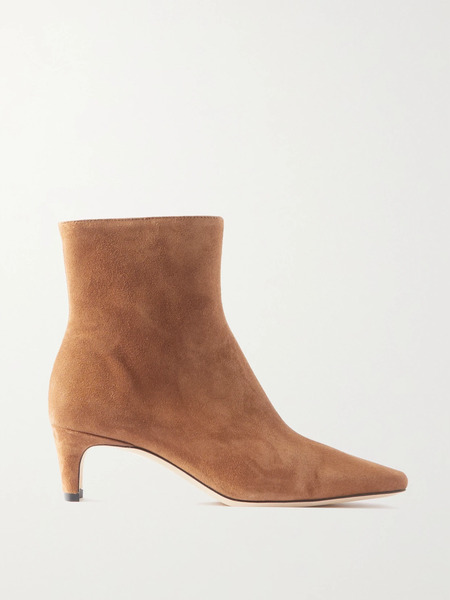  Staud   Wally Suede Ankle Boots   Tan 