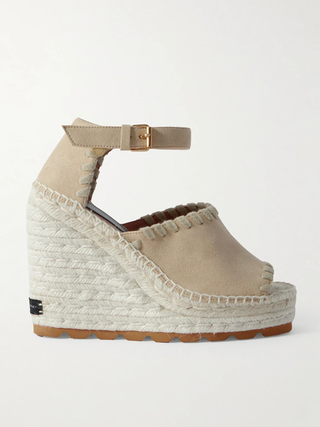  Stella Mccartney   Gaia Wedge Espadrilles   Cream 
