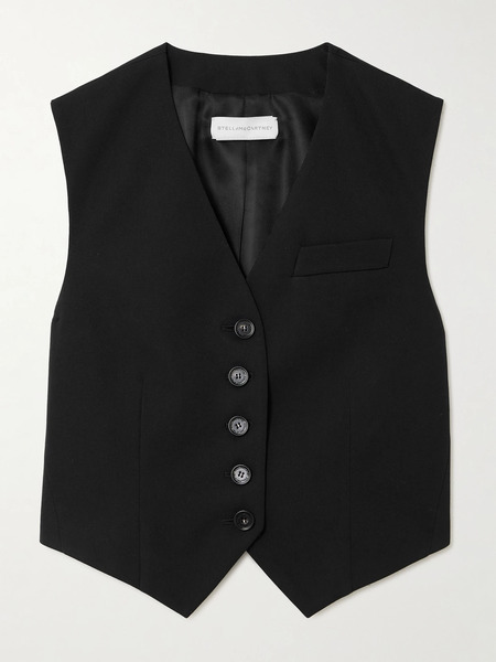  Stella Mccartney   Twill Vest   Black 