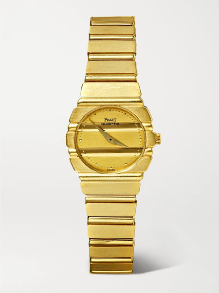  Stephanie Windsor   + Piaget Vintage 1980s Polo 24mm 18 Karat Gold Watch, Ref. No. 761c701 (fits Up To 6.1 Wrist)   One Size 