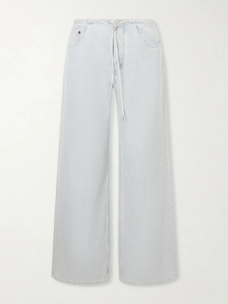  Still Here   Cool Wide Leg Jeans   Light Denim 