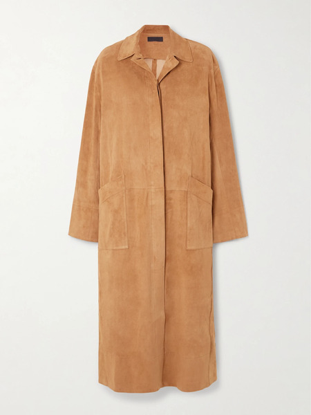  Stouls   Corleone Suede Coat   Camel 