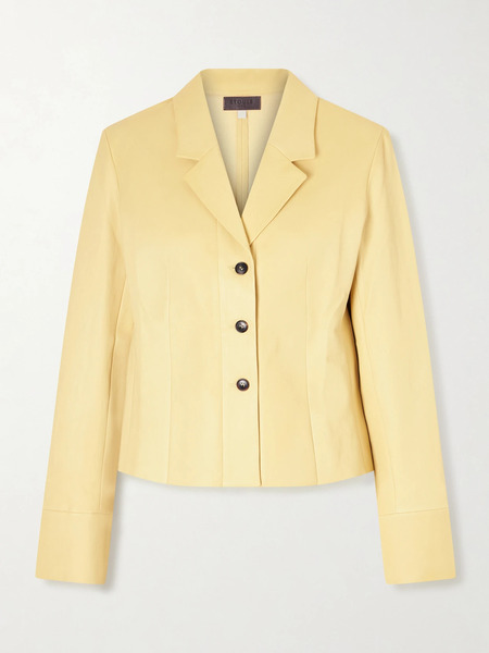  Stouls   Giorgio Leather Jacket   Yellow 