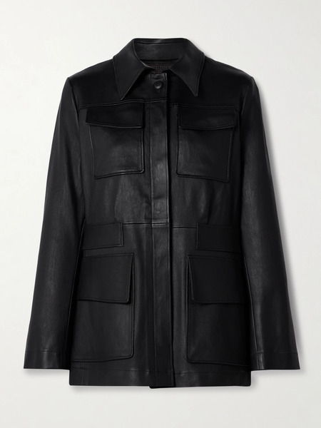  Stouls   Leon Leather Jacket   Black 