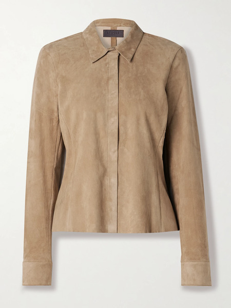  Stouls   Sanda Suede Shirt   Beige 