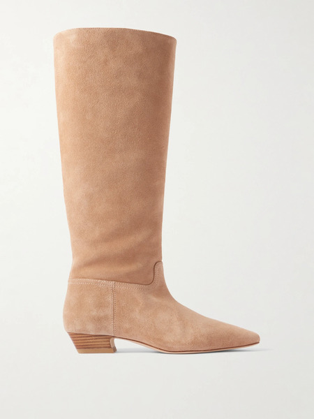  Stuart Weitzman   Stassi Suede Knee Boots   Camel 