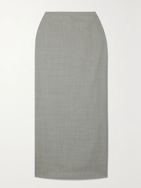  The Row   Berth Wool Maxi Skirt   Gray 
