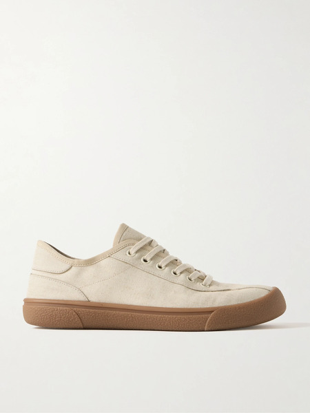 The Row   Canvas Sneakers   Off White 