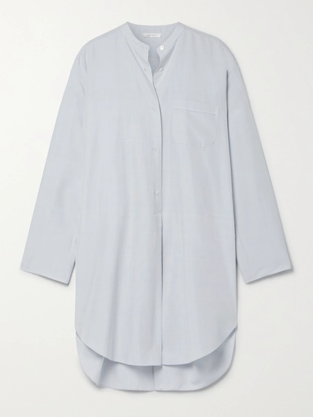  The Row   Come Oversized Silk Tunic   White 