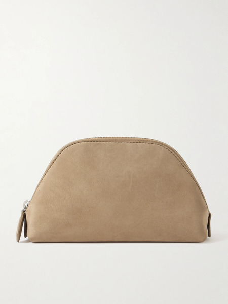  The Row   Devon Mini Nubuck Pouch   Sand 