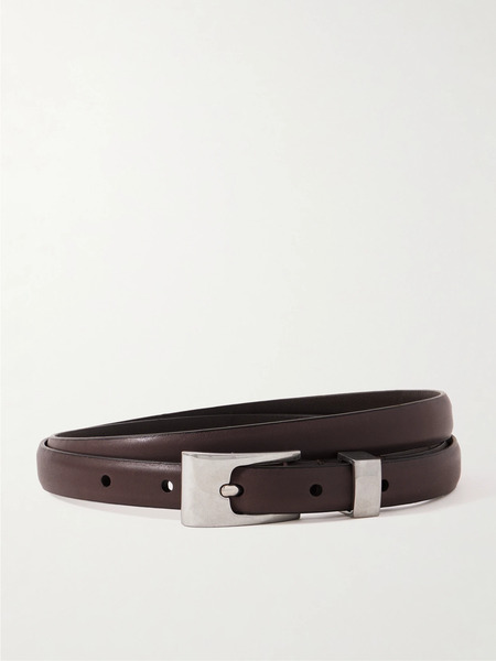  The Row   Downtown Leather Belt   Brown 