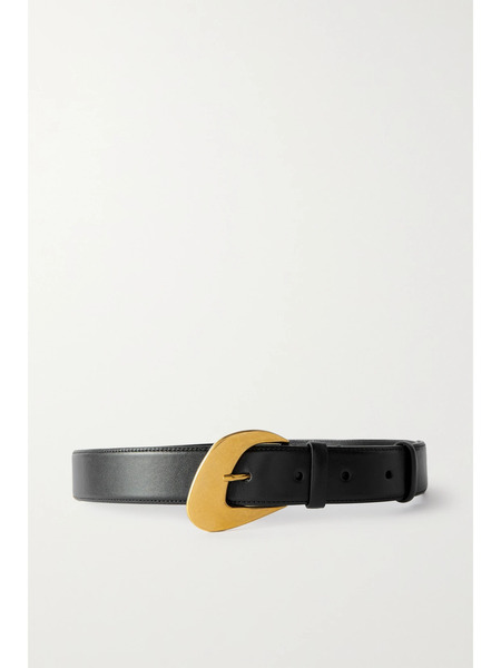  The Row   Effi Leather Belt   Black 