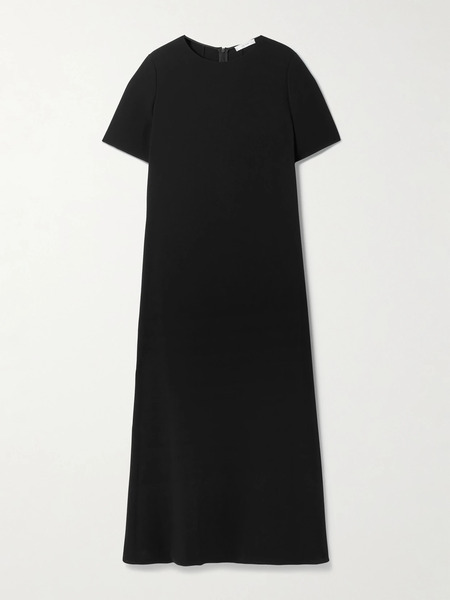  The Row   Essentials Robi Crepe Maxi Dress   Black 