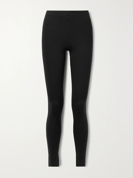  The Row   Essentials Woolworth Stretch Ponte Leggings   Black 