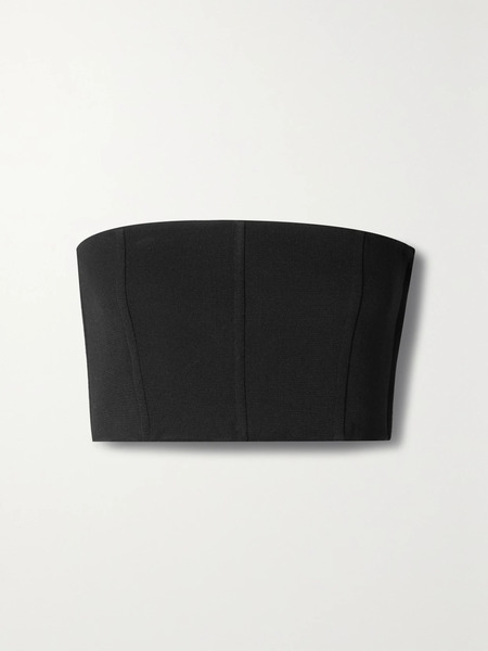  The Row   Hilde Wool Blend Bandeau Top   Black 