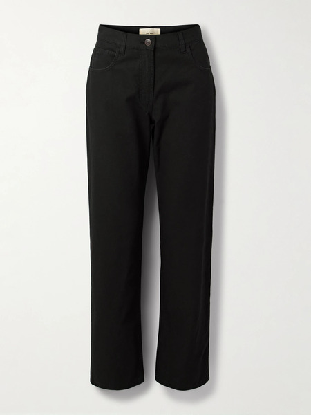  The Row   Landais Mid Rise Straight Leg Jeans   Black 