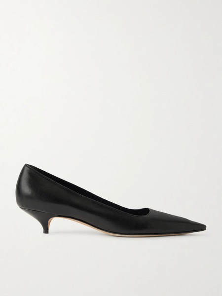  The Row   Liisa Leather Pumps   Black 