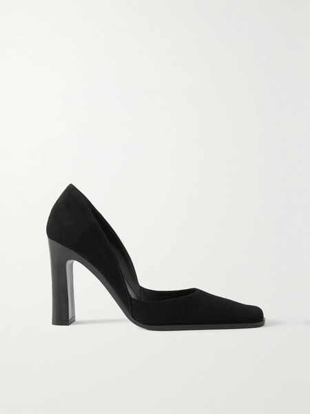  The Row   Mae Suede Pumps   Black 