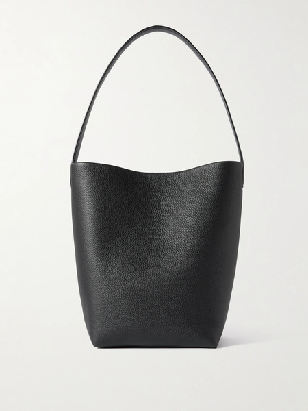  The Row   N/s Park Medium Textured Leather Tote   Black 