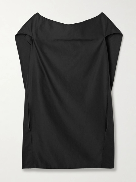  The Row   Pallenberg Off The Shoulder Wool Blend Top   Black 