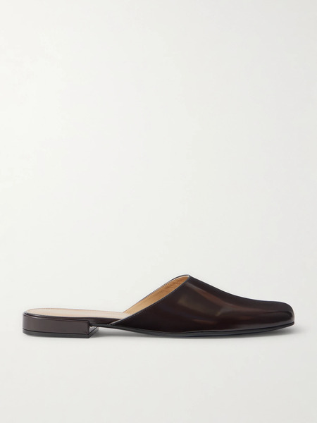  The Row   Penelope Leather Flats   Brown 