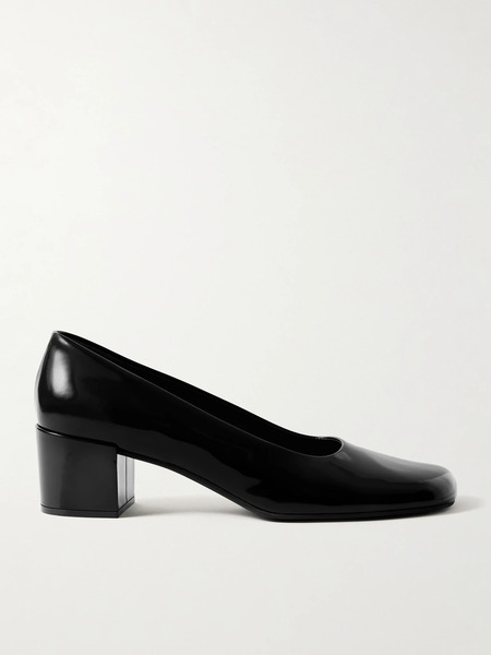  The Row   Penelope Leather Pumps   Black 