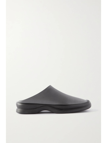 The Row   Town Leather Clogs   Gray 
