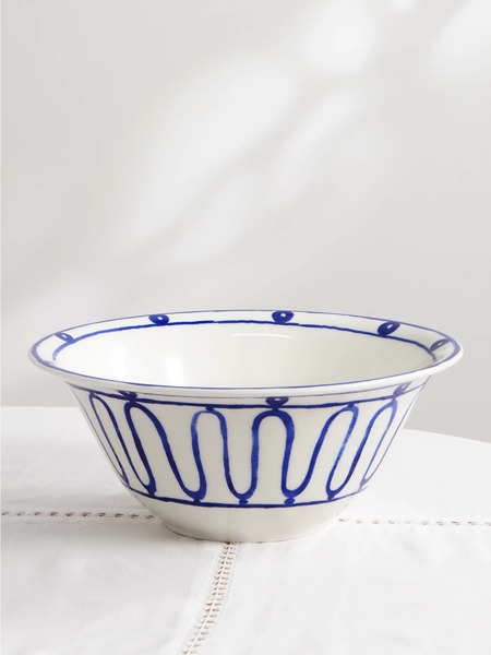  Themis Z   Kyma Painted Porcelain Bowl   Blue 