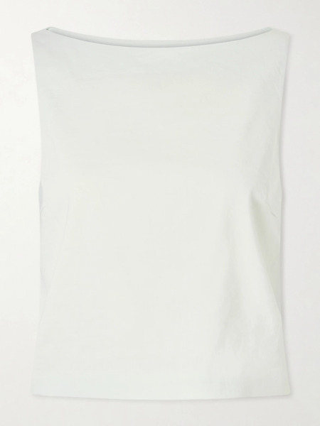  Theory   Linen Blend Top   Mint 