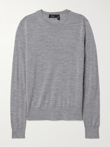  Theory   Wool Blend Sweater   Gray 