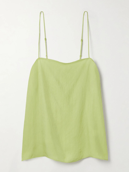  Tibi   Satin Twill Camisole   Sage Green 