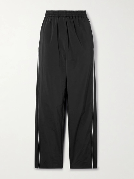 Tibi   Shell Track Pants   Black 