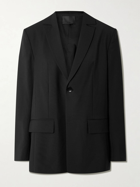  Tibi   Woven Blazer   Black 