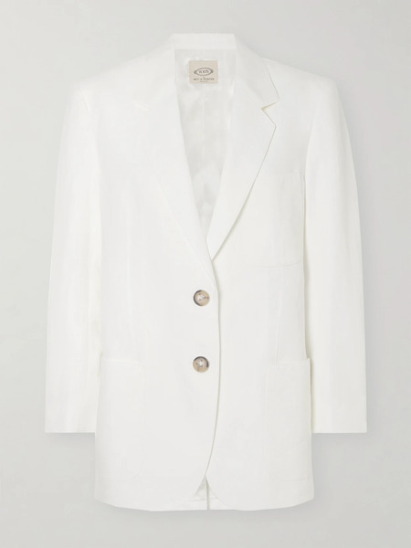  Tod's   Linen Blazer   White 