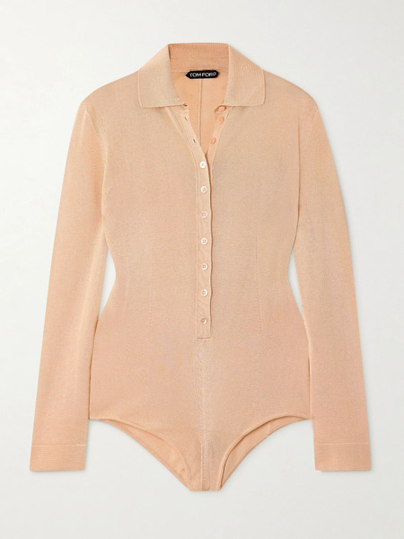  Tom Ford   Jersey Bodysuit   Pink 