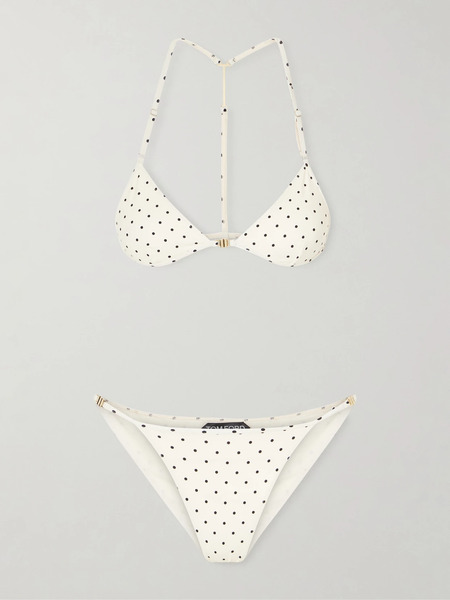  Tom Ford   Polka Dot Bikini   Ecru 