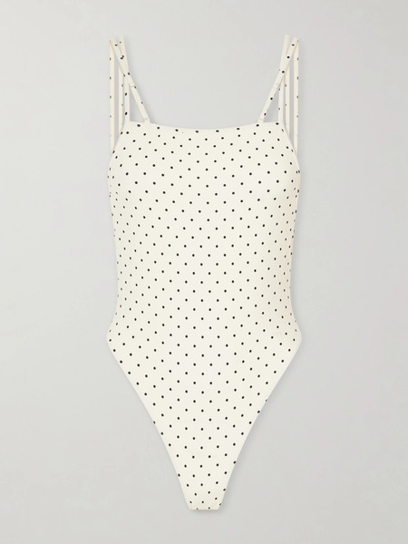  Tom Ford   Polka Dot One Piece   Ecru 