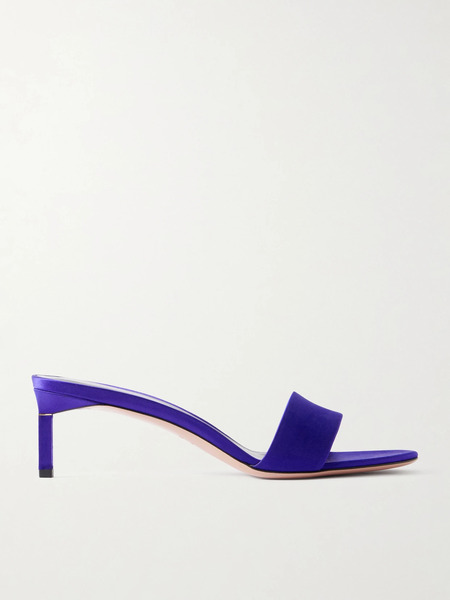  Tom Ford   Satin Mules   Purple 