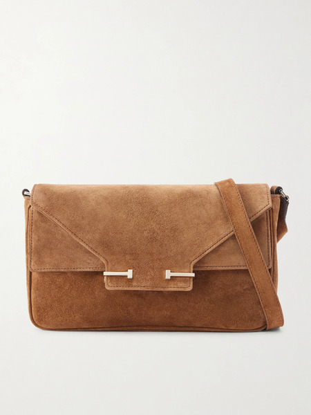  Tom Ford   Small Suede Shoulder Bag   Tan 