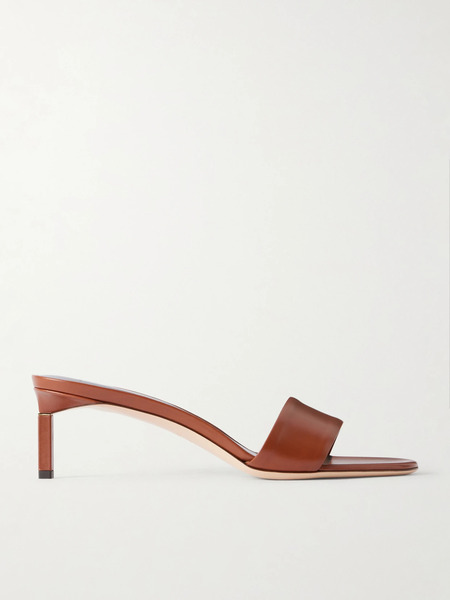  Tom Ford   T 55 Leather Mule   Black 