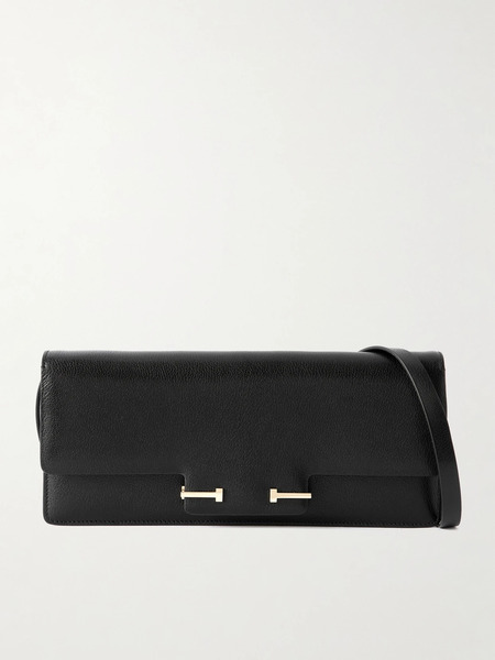  Tom Ford   Textured Leather Clutch   Black 