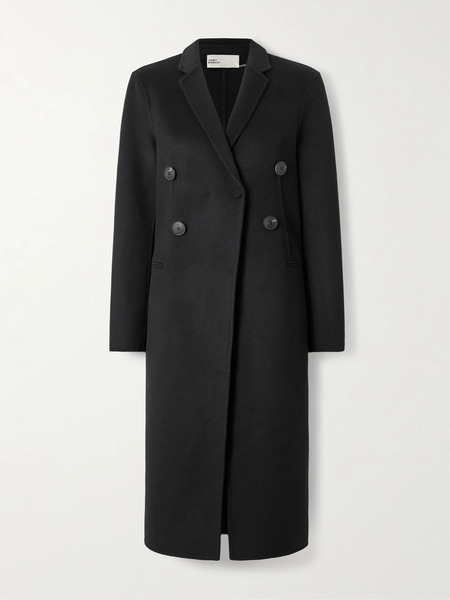  Tory Burch   Asymmetric Wool Blend Coat   Black 