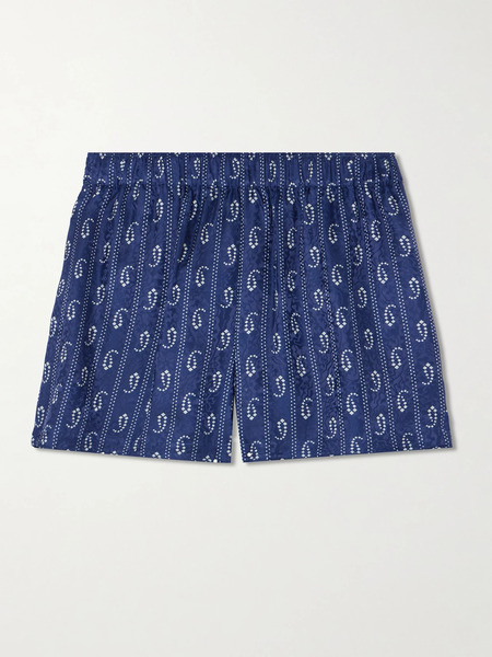  Tory Burch   Jacquard Shorts   Navy 